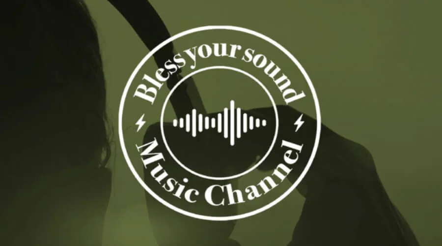 Bless your sound logo
